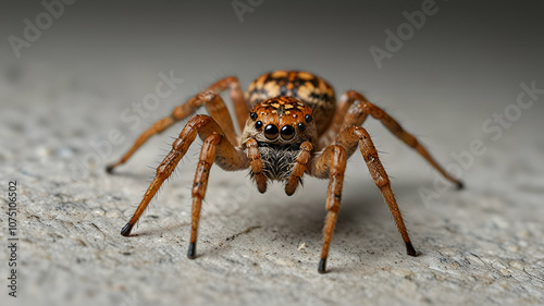 Lightning XL Orb weaver spider isolated on white Arne   skin  solution  strength  USA  vertical  bizarre  ohio  three dimensional  illustration, photo