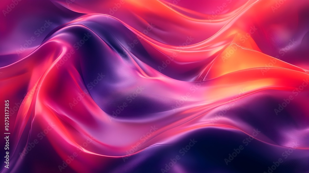 Obraz premium Vibrant Geometric Abstract Color Gradient Background for Design