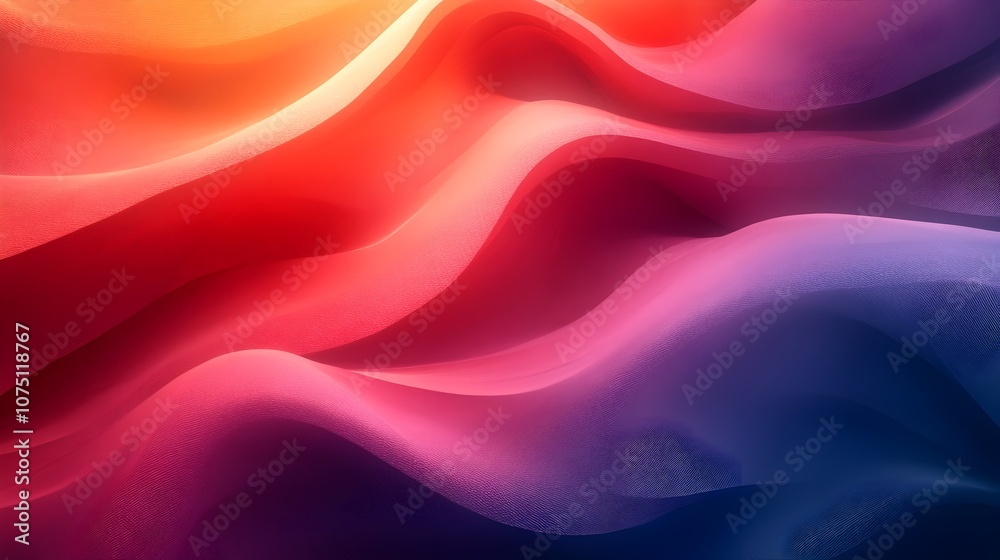 Fototapeta premium Vibrant Minimalist Abstract Color Background with Geometric Patterns