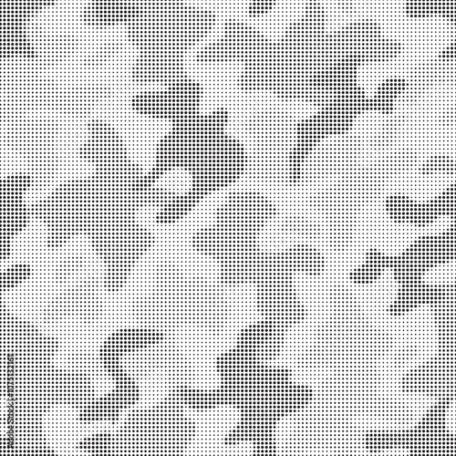Abstract halftone vector camouflage pattern. Arctic dotted military camouflage background.