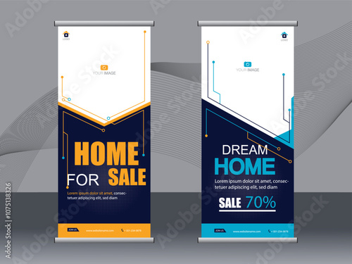 Business banner roll up set,standee banner template.