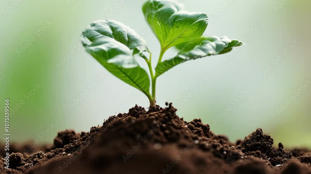 Close-up of hands planting a small green sapling, symbolizing growth, care for nature, and environmental responsibility. Suitable for eco-friendly themes. Close-up of hands planting a small green sapling, symbolizing growth, care for nature, and environmental responsibility. Suitable for eco-friendly themes.