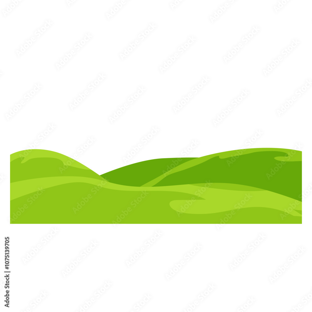 Obraz premium Green Field Landscape