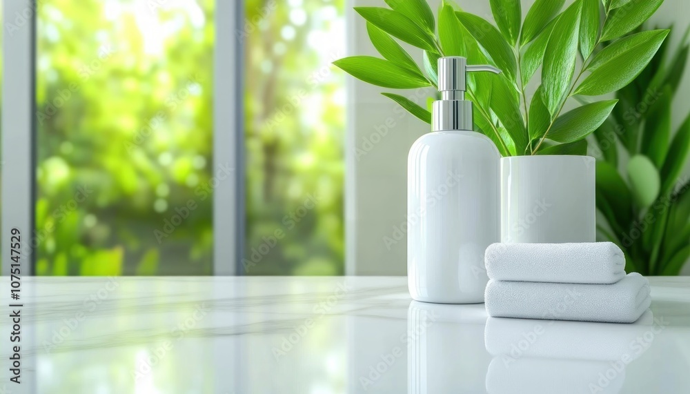 Sparkling Clean Luxury Bathroom with Reflective Surfaces and Hygienic Design, Experience the Ultimate in Bathroom Refinement with Gleaming Surfaces and Immaculate Cleanliness