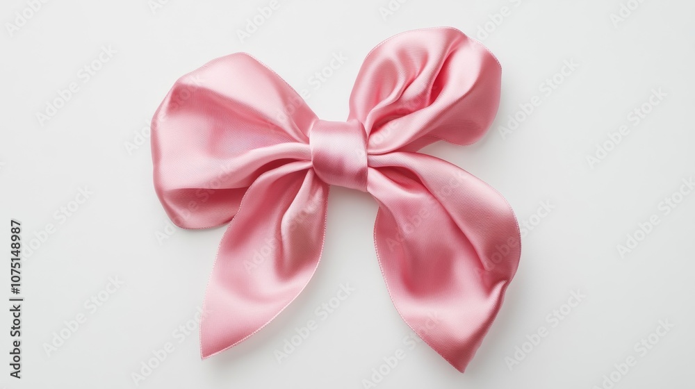 ribbon bow on white background. studio shot ribbon bow on white background. studio shot