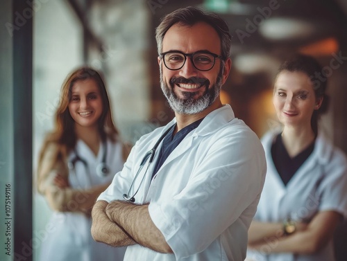 Image of personnel working in the hospital.