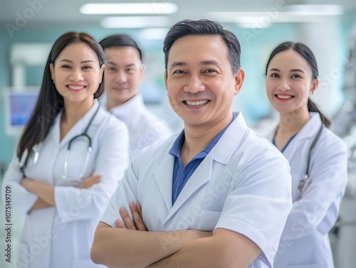 Image of personnel working in the hospital.