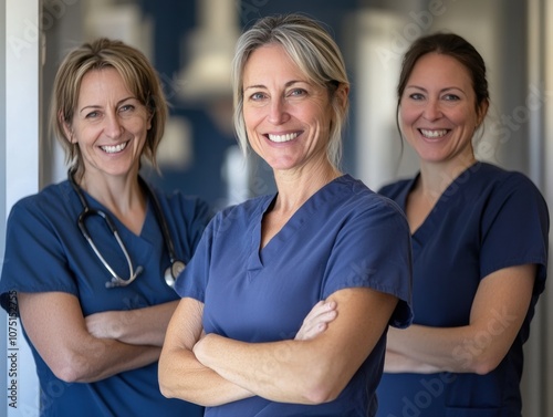Image of personnel working in the hospital.