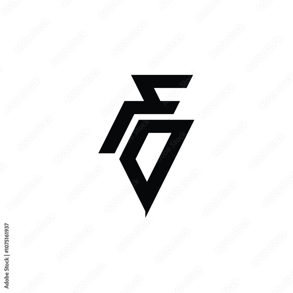 FO monogram logo design letter text name symbol monochrome logotype alphabet character simple logo FO monogram logo design letter text name symbol monochrome logotype alphabet character simple logo