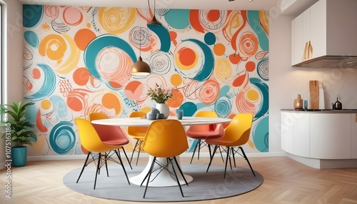 Photo interior modern design room 3d illustration