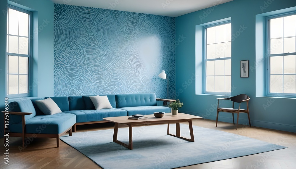 Photo interior modern design room 3d illustration Photo interior modern design room 3d illustration