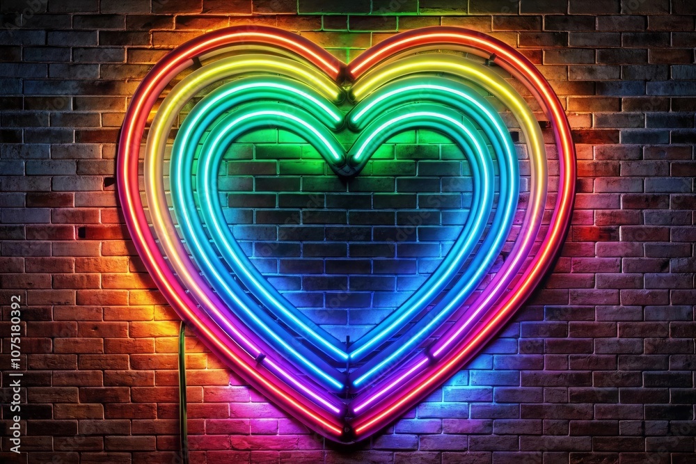glowing heart on a dark background glowing heart on a dark background