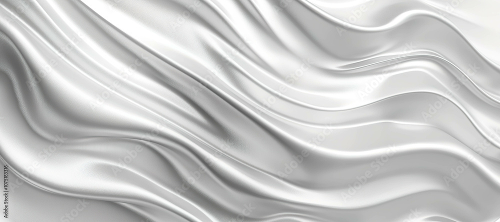glowing silver white wave background, chrome 2 glowing silver white wave background, chrome 2
