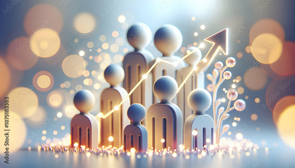 3D Bokeh Team Growth Concept Digital Art Background Blurred Lights Growth Elements Symbolizing Team Expansion Development Copy Space 3D Icon Isolated White Background 3D Bokeh Team Growth Concept Digital Art Background Blurred Lights Growth Elements Symbolizing Team Expansion Development Copy Space 3D Icon Isolated White Background