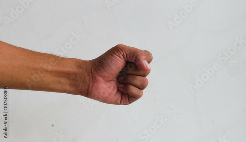 Fist 1
Male fist on white background photo