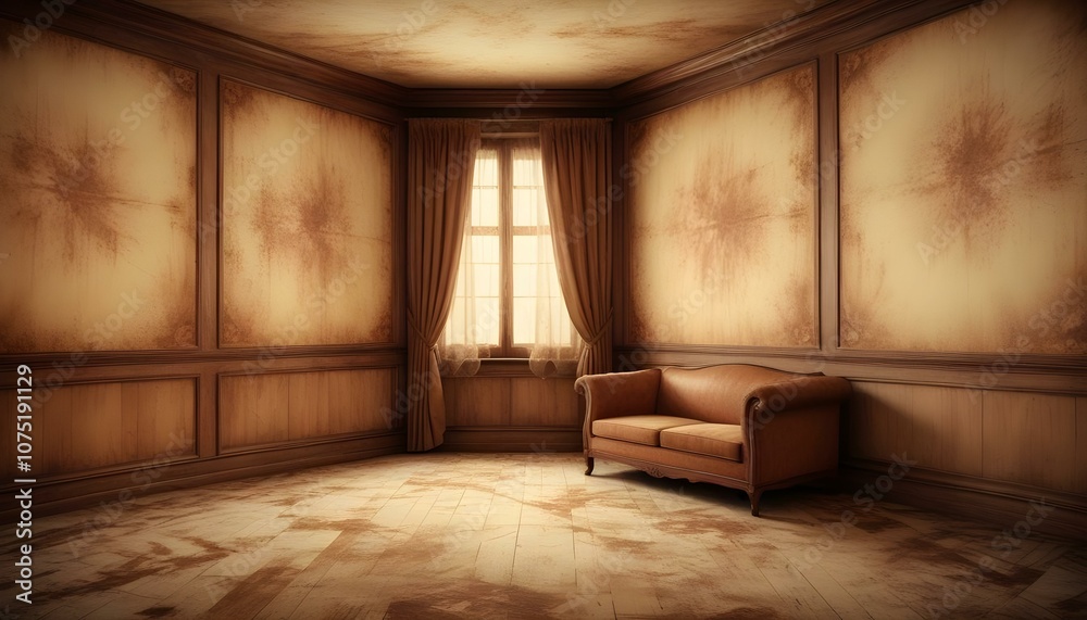 Fototapeta premium Photo interior modern design room 3d illustration