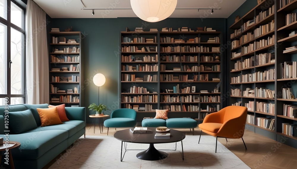 Photo interior modern design room 3d illustration Photo interior modern design room 3d illustration