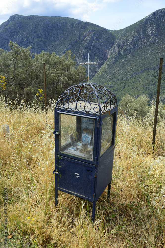 Small chapels by the way are considered holy places in Greece.