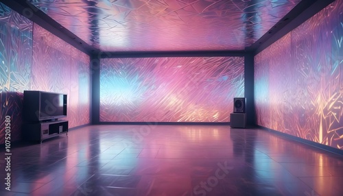 Fototapeta Naklejka Na Ścianę i Meble -  Photo interior modern design room 3d illustration