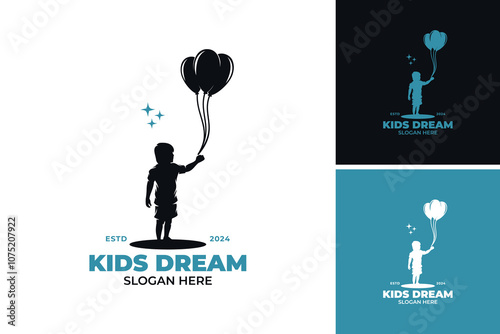 Kids dreams logo design inspiration
