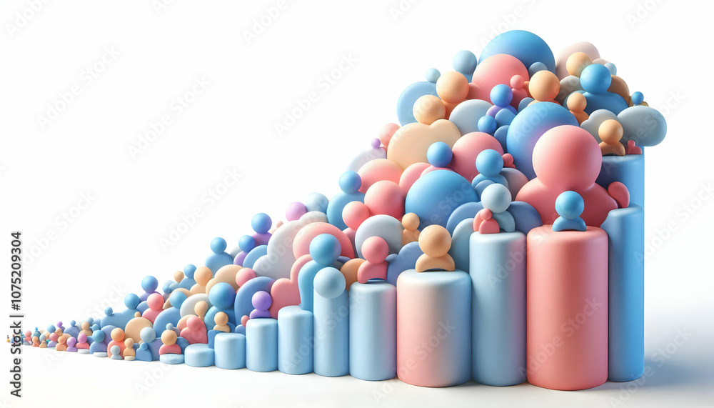 3D Soft Abstract Community Growth Concept Digital Art Symbolizing Progress Development Expansion Ample Copy Space with 3D Icon Isolated on White Background Visual Representation of Community Building 3D Soft Abstract Community Growth Concept Digital Art Symbolizing Progress Development Expansion Ample Copy Space with 3D Icon Isolated on White Background Visual Representation of Community Building