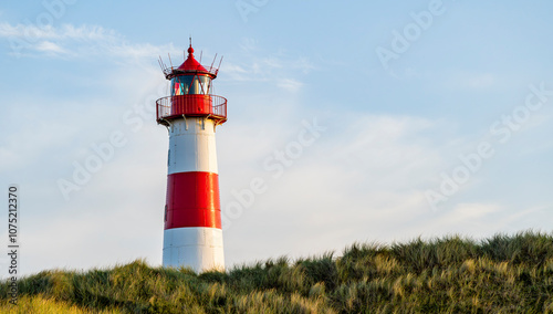 Lighthouse at List on the island Sylt, Germany