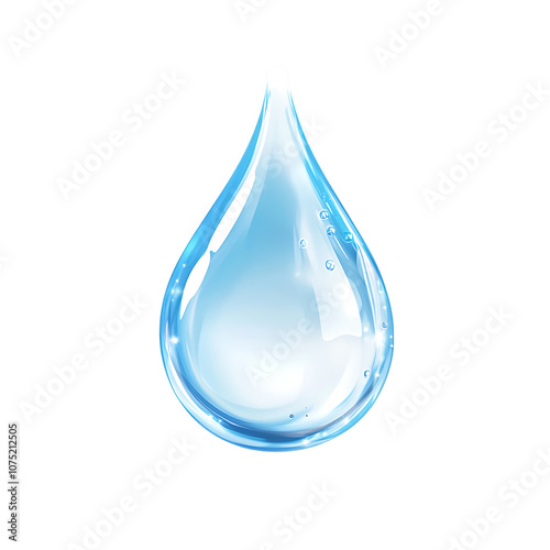 Close up of a water drop