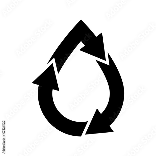 Recycle water icon