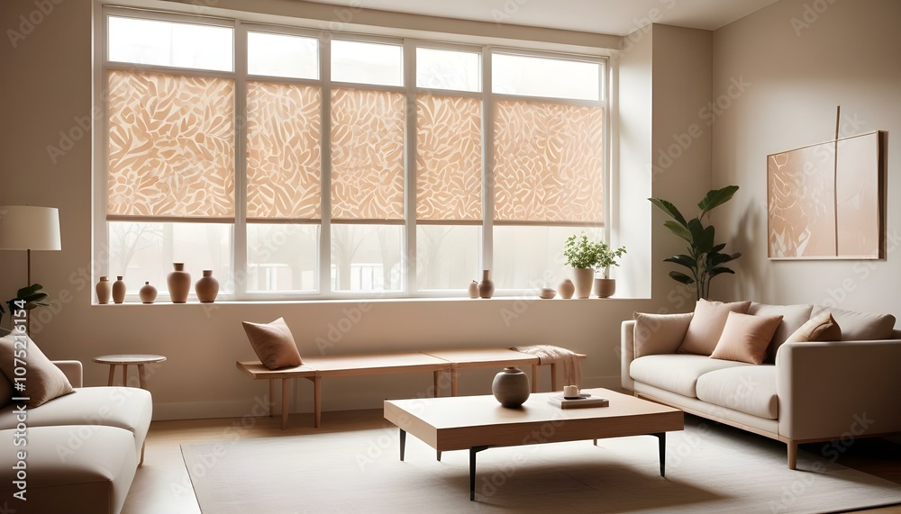 Fototapeta premium Photo interior modern design room 3d design