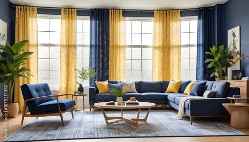 Fototapeta Naklejka Na Ścianę i Meble -  Photo interior modern design room 3d design