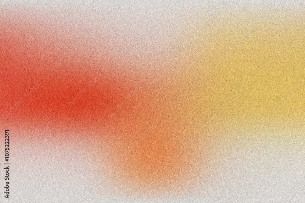 Obraz premium Abstract grainy textured gradient background with soft red and yellow tones