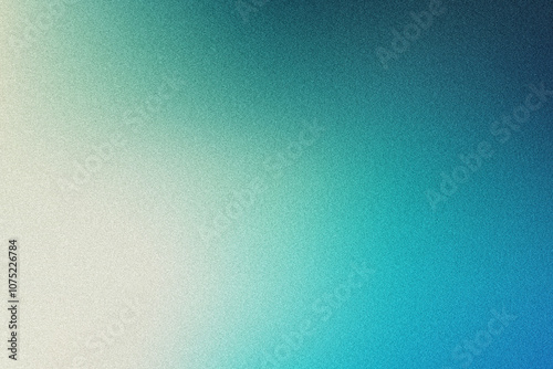 Abstract grainy textured gradient background with soft beige and teal tones