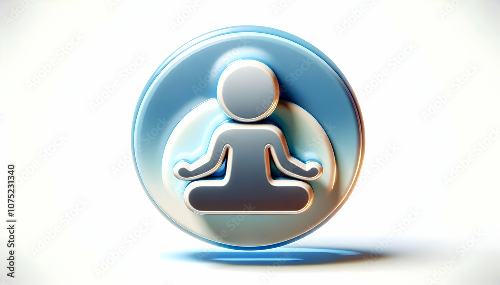 3D Glossy Meditation Pose Silhouette Background Serene Inner Peace Isra Miraj Concept Copy Space for Wellness Themes Branding Cute Chibi Design Isolated White Backdrop 3D Glossy Meditation Pose Silhouette Background Serene Inner Peace Isra Miraj Concept Copy Space for Wellness Themes Branding Cute Chibi Design Isolated White Backdrop