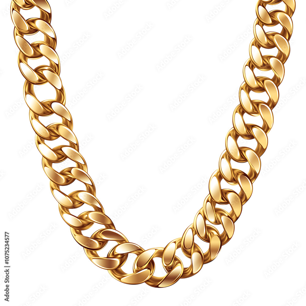 Obraz premium Shiny gold chain