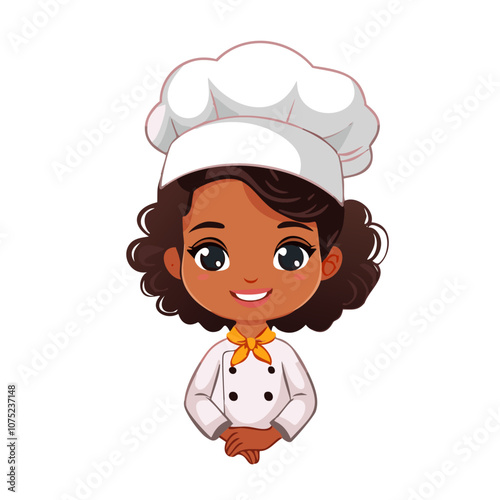 Chef Cute Worker Work Job Profession Professional Occupation Cartoon Character
