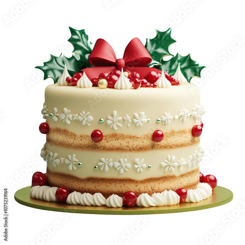 Party cake decorated with beautiful pastel color, Perfect for celebrations and special occasions.