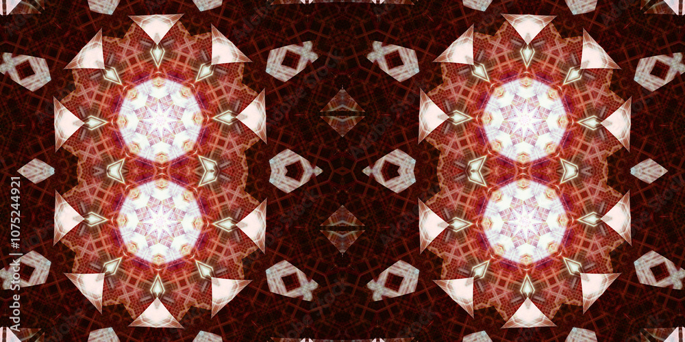 Seamless kaleidoscope pattern. The texture of the woven pattern. Endless pattern Seamless kaleidoscope pattern. The texture of the woven pattern. Endless pattern