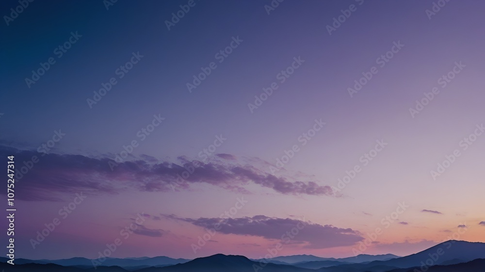 Fototapeta premium sunset in the mountains
