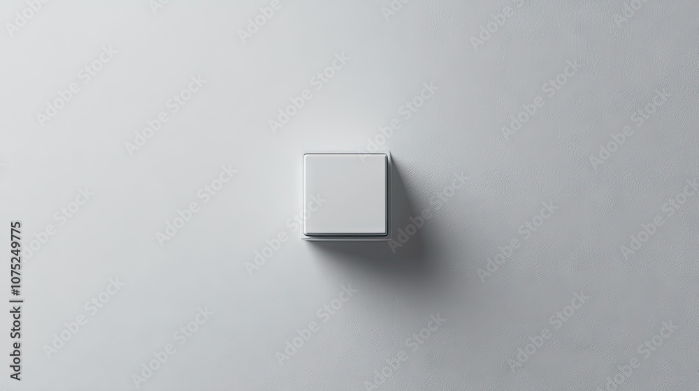 High-angle shot of a white electrical socket on a plain white wall, symbolizing simplicity. High-angle shot of a white electrical socket on a plain white wall, symbolizing simplicity.