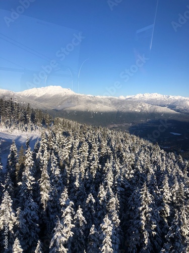 Beautiful Snowy Ski Days in Whistler, British Columbia, Canada  photo