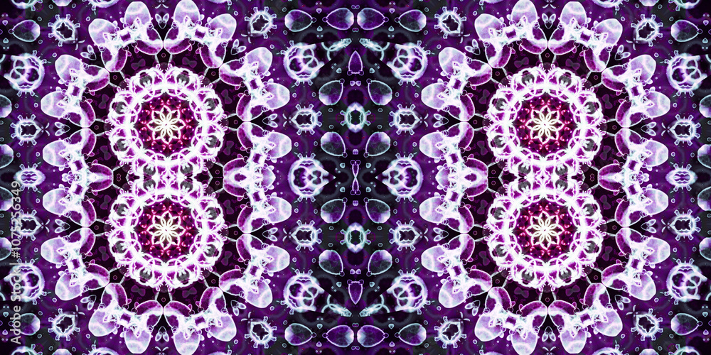 Seamless kaleidoscope pattern. The texture of the woven pattern. Endless pattern Seamless kaleidoscope pattern. The texture of the woven pattern. Endless pattern