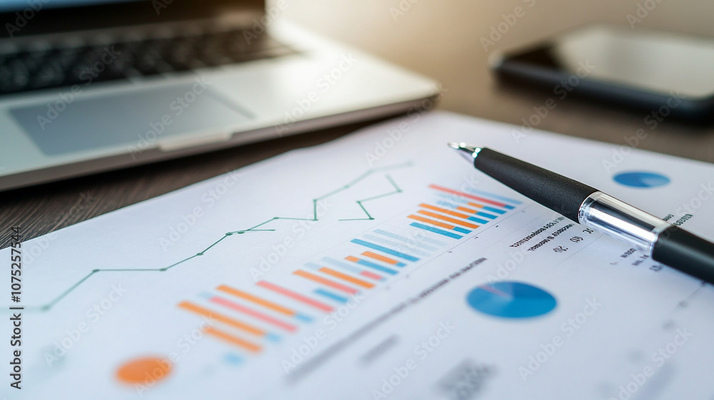 The graph shows consistent growth in sales every quarter, reflecting the success of the new marketing strategy. The graph shows consistent growth in sales every quarter, reflecting the success of the new marketing strategy.