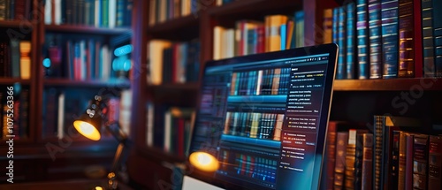 E-Library Interface: Accessing Digital Books Online photo