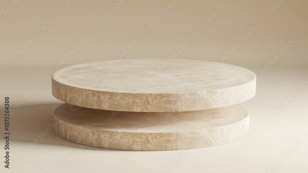 Minimalist Wooden Platform: A simple yet elegant two-tiered wooden platform, perfect for showcasing products or displaying your latest creations. Minimalist Wooden Platform: A simple yet elegant two-tiered wooden platform, perfect for showcasing products or displaying your latest creations.