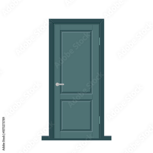 Open door sequence vector icon