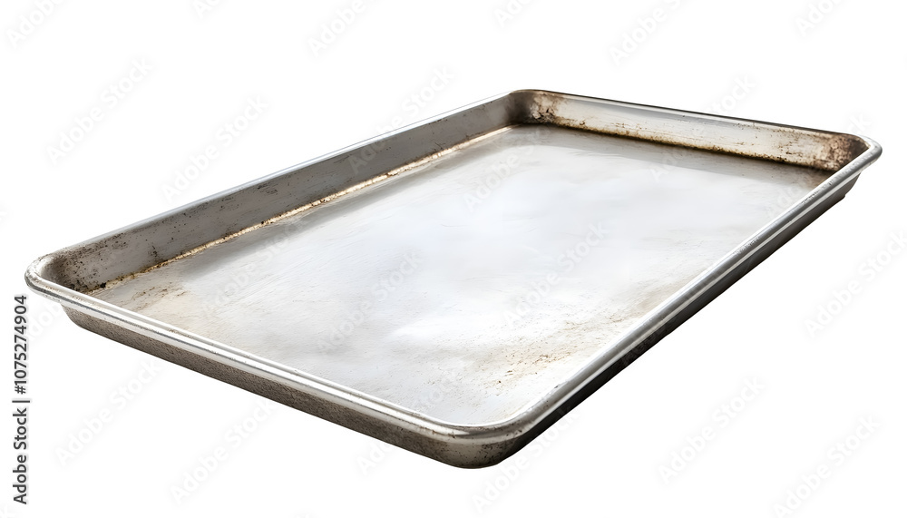 baking sheet isolated on white background baking sheet isolated on white background