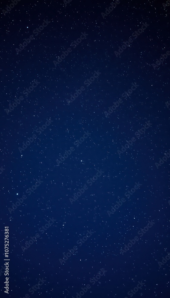 Fototapeta premium A Clear Night Sky Filled With Countless Stars Over a Serene Landscape
