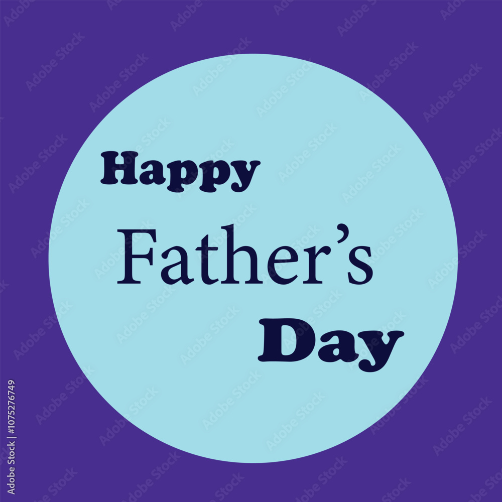 a Typography text banner happy fathers day. a Typography text banner happy fathers day.