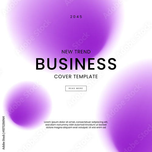Purple Violet and White Background Minimalist Gradient Style Ideal for Post, Background, Banner, Ad, Promo, Invitation, Etc