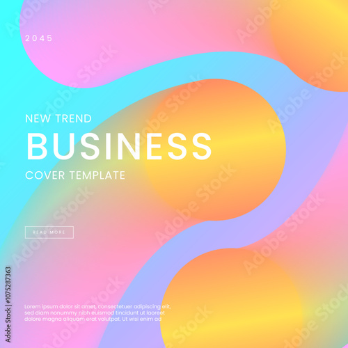 Orange Blue and Pink Stylish Elegant Geometric Background Ideal for Post, Background, Banner, Ad, Promo, Invitation, Etc